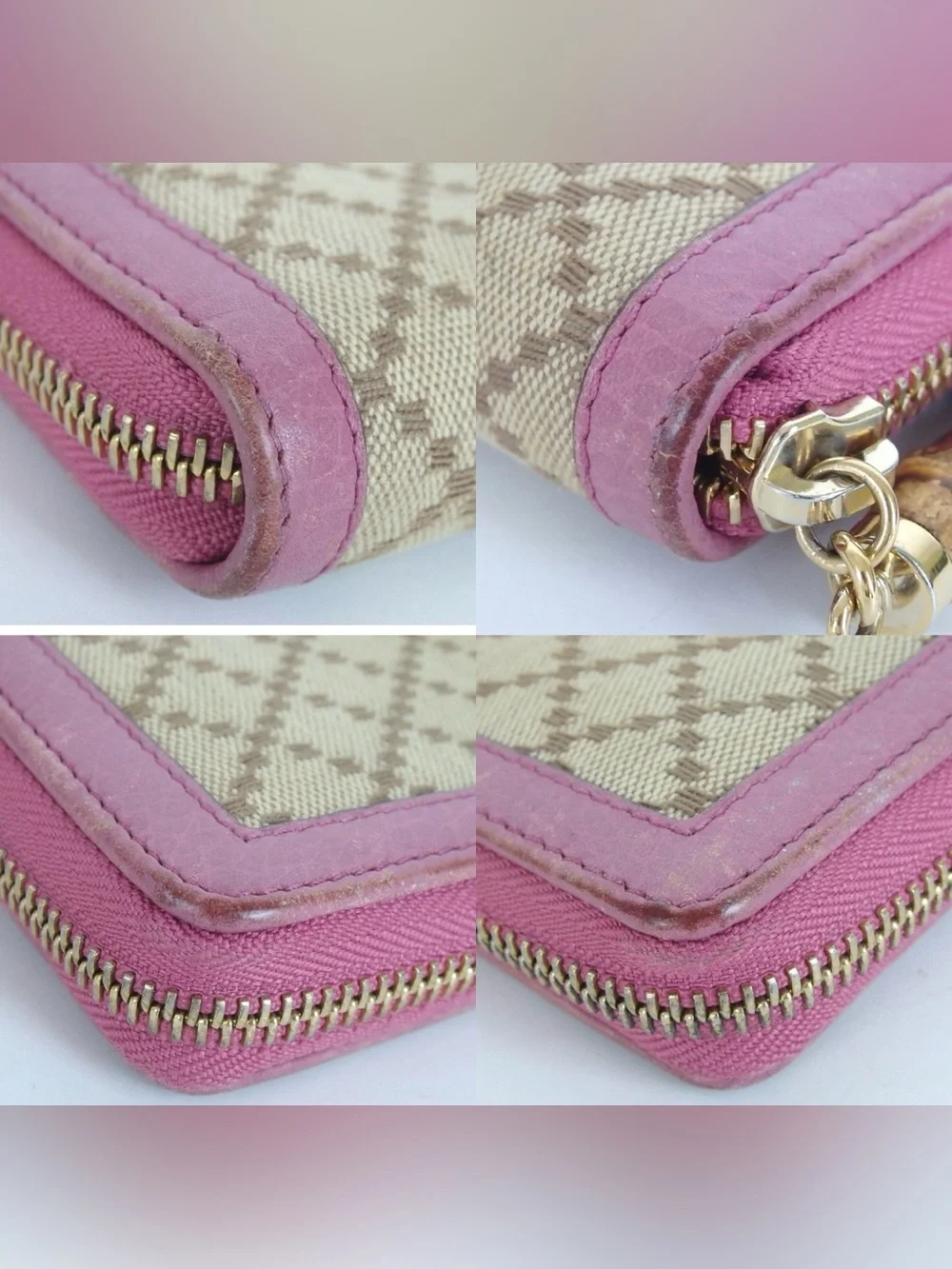 GUCCI Diamanté Bamboo Zip Around Wallet 😍💗 - Picture 16 of 16